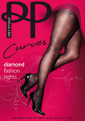 Pretty Polly Curves Diamond Fashion Tights