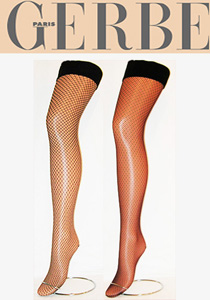 Gerbe Enivrant Two-Toned Fishnet Hold Ups