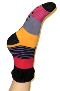Jonathan Aston Wild At Home Bed Socks (Stripe)