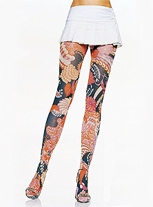 Leg Avenue Bohemian Print Tights (7412)