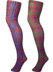 Pamela Mann Benton Plaid Tartan Tights