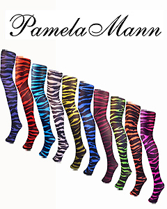Pamela Mann New Zebra Print Tights