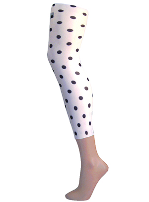 Pamela Mann Polka Dot Footless Tights