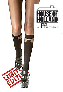 Henry Holland for Pretty Polly Mock Sock Tights
