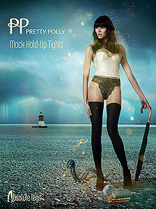 Pretty Polly Absolute Legs Mock Hold Up Tights