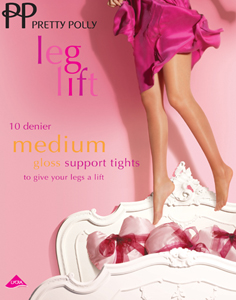 Pretty Polly Leg Lift 10 Denier Gloss Medium Support Tights