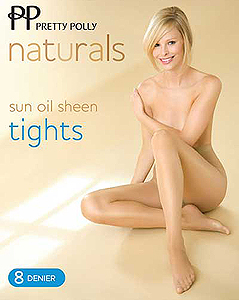 Pretty Polly Natural Sun Oil Sheen Tights