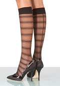 Aristoc Pattern Knee Highs 2 Pair Pack