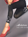 Aristoc Lurex Trim Footless Tights