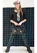 Bonnie Doon Plaid Tartan Check Tights