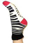 Jonathan Aston Wild At Home Bed Socks (Zebra)