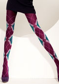 Levante Italian Argyle Tights