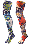 Pamela Mann Abstract Fashion Tights