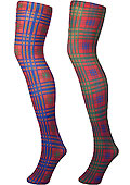 Pamela Mann Benton Plaid Tartan Tights