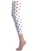 Pamela Mann Polka Dot Footless Tights