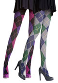 Pretty Polly Argyle Cotton Rich Opaque Tights