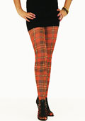 Tiffany Quinn Ancient Orange Tartan Tights