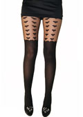 Tiffany Quinn Large Double Heart Opaque Tights