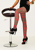 Tiffany Quinn MacBean Red Tartan Tights